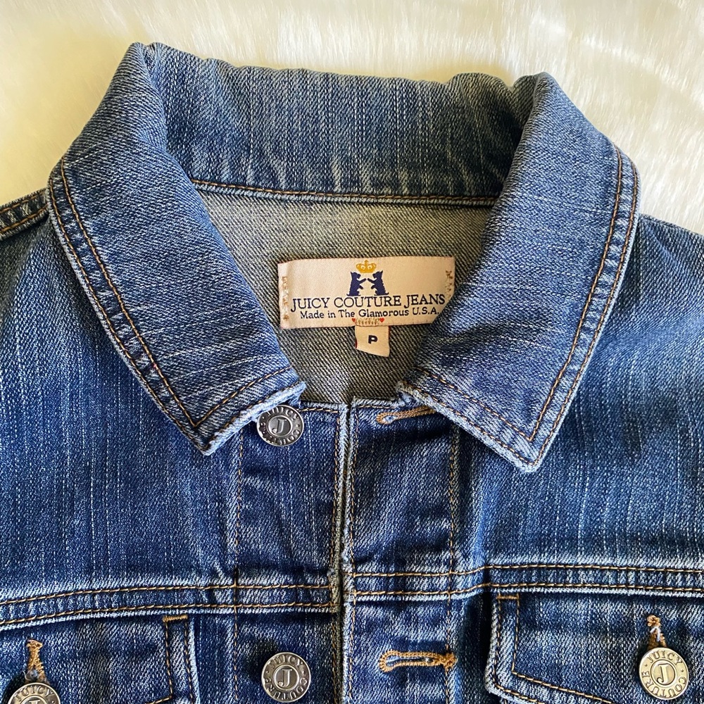 Vintage Juicy Couture Denim Jacket - Petite Small